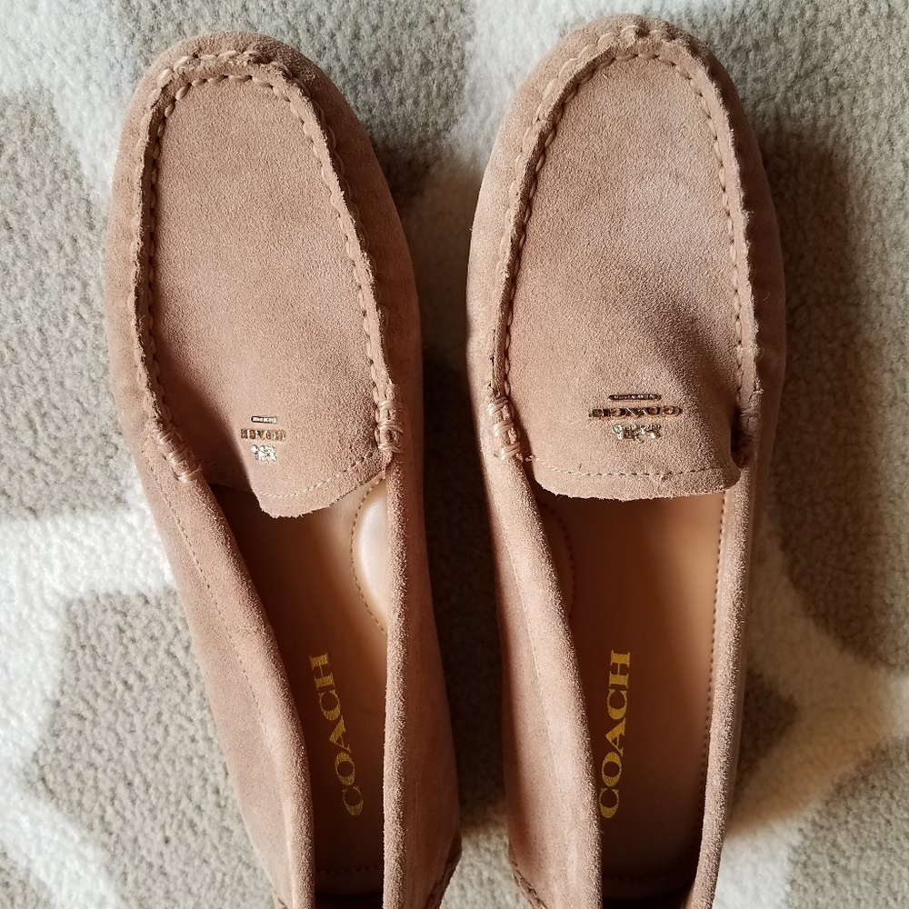 Coach Loafer shoes in light brown size 7.5